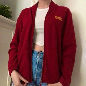 USC Vintage Varsity Bomber Jacket